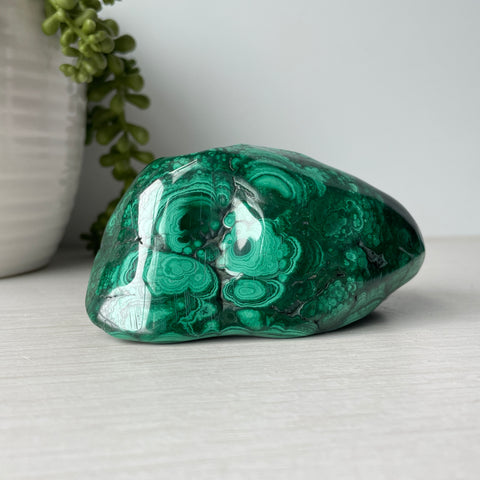 Polished Malachite Free Form