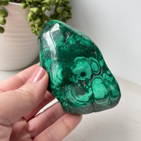 Polished Malachite Free Form