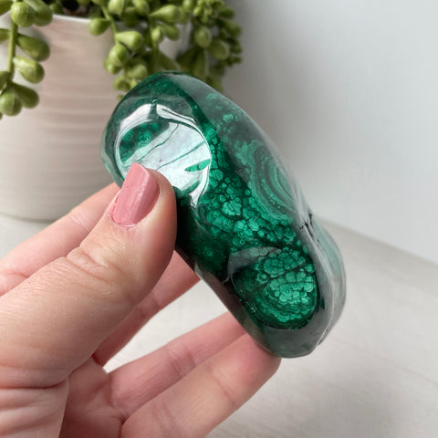 Polished Malachite Free Form