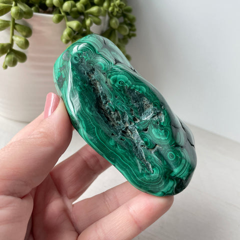 Polished Malachite Free Form