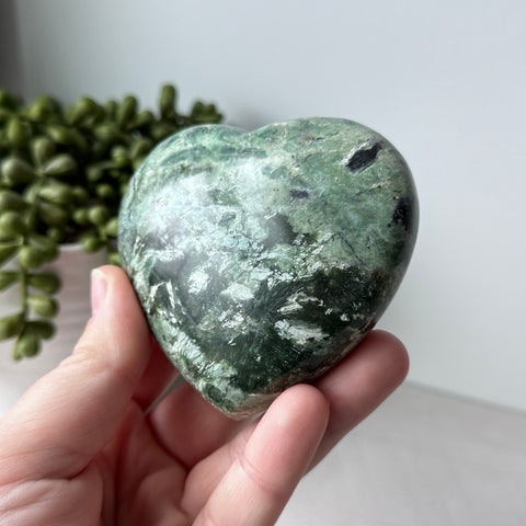 Chrysoprase Heart