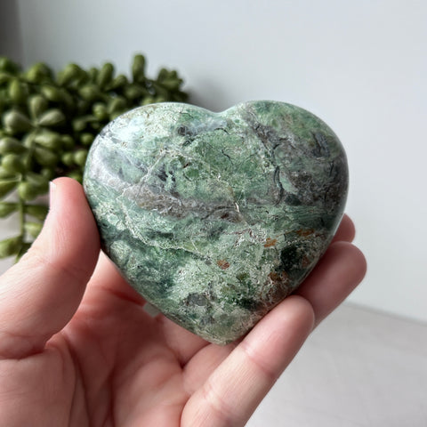 Chrysoprase Heart