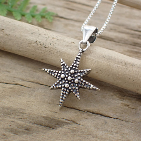 Sterling Silver North Star Charm