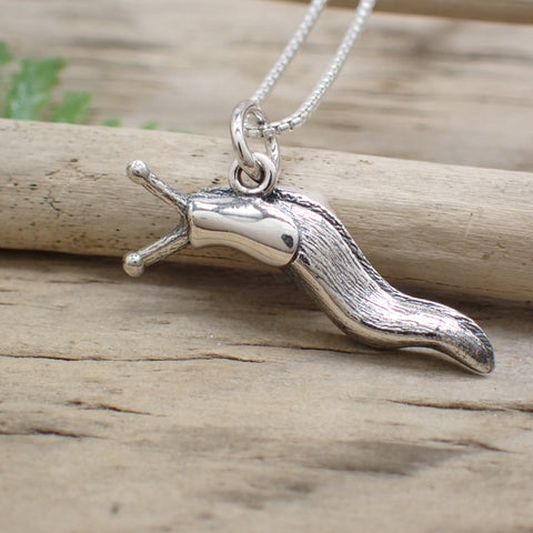 Sterling Silver Banana Slug Charm