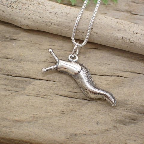 Sterling Silver Banana Slug Charm