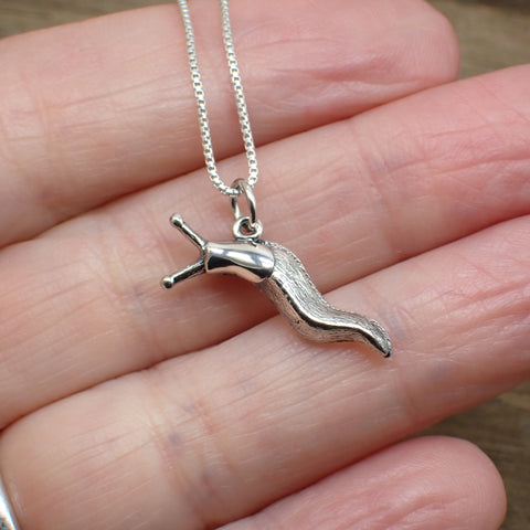 Sterling Silver Banana Slug Charm