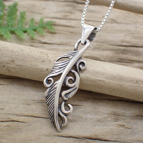 Sterling Silver Feather Charm