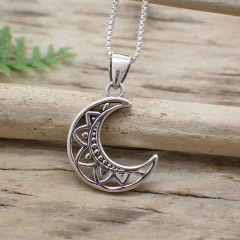 Sterling Silver Crescent Moon Charm