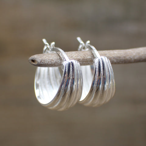 Sterling Silver Simple Hoops