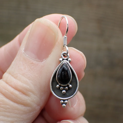 onyx earrings