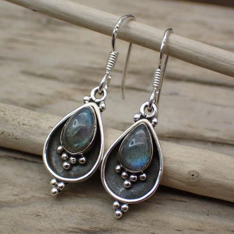 labradorite earrings