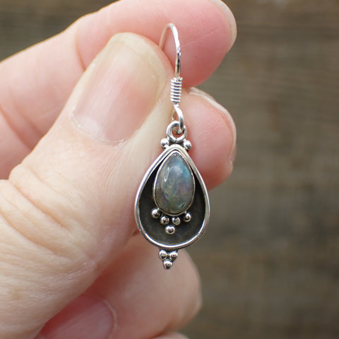 labradorite earrings