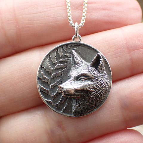 Sterling Silver Fox Charm