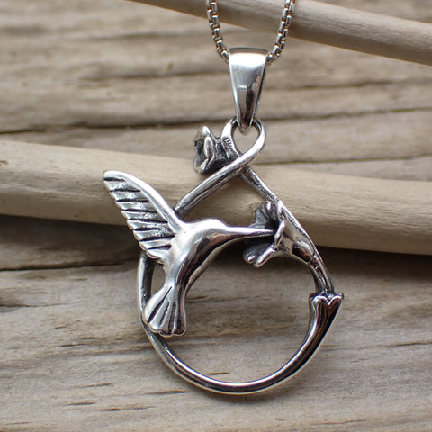 Sterling Silver Hummingbird Charm