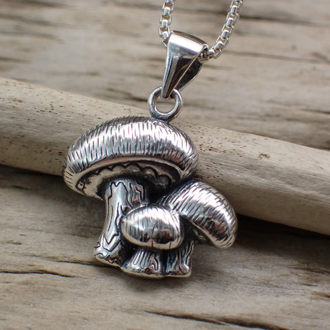 Sterling Silver Mushroom Charm