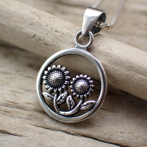 Sterling Silver Flower Charm