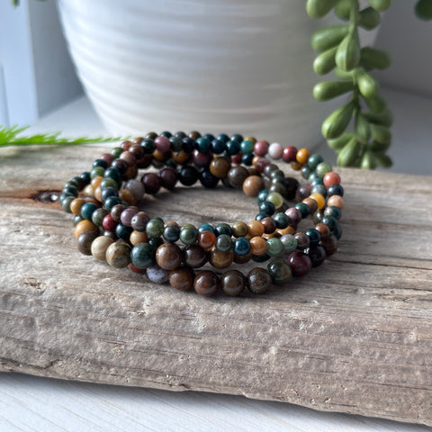 Ocean Jasper Gemstone Bracelet