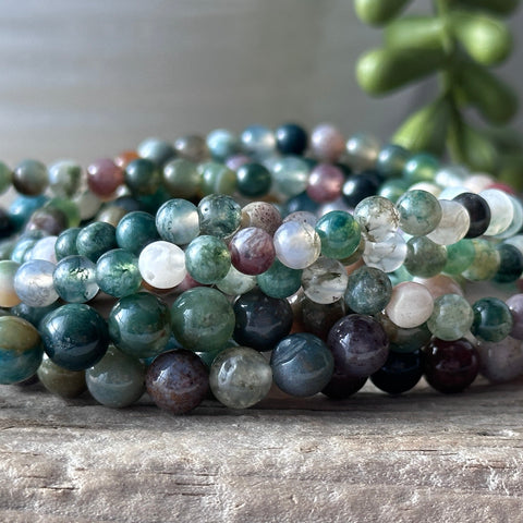 Indian Agate Gemstone Bracelet