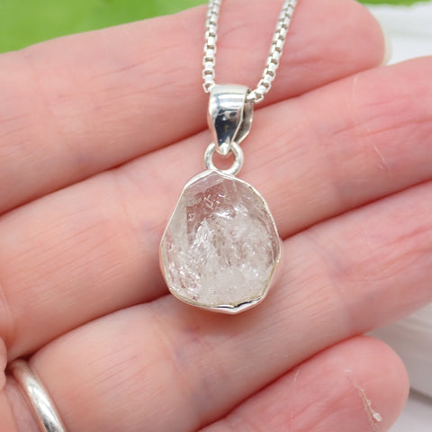 Herkimer Diamond Sterling Silver Pendant