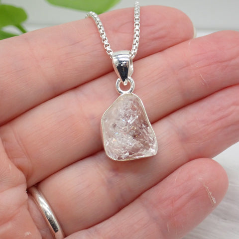 Herkimer Diamond Sterling Silver Pendant