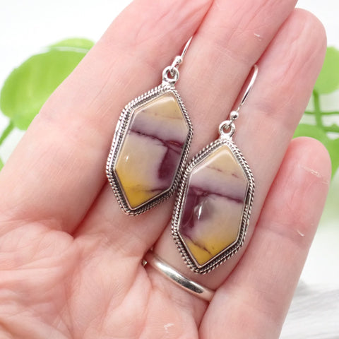 Mookaite Sterling Silver Earrings