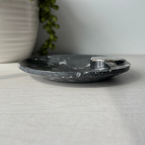 Orthoceras & Goniatite Ammonite Fossil Bowl