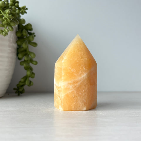 Orange Calcite Tower