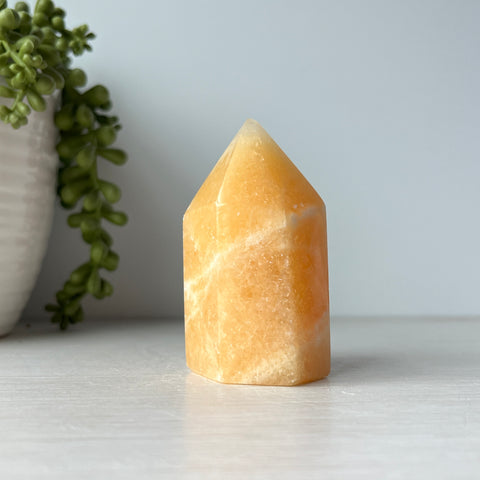 Orange Calcite Tower