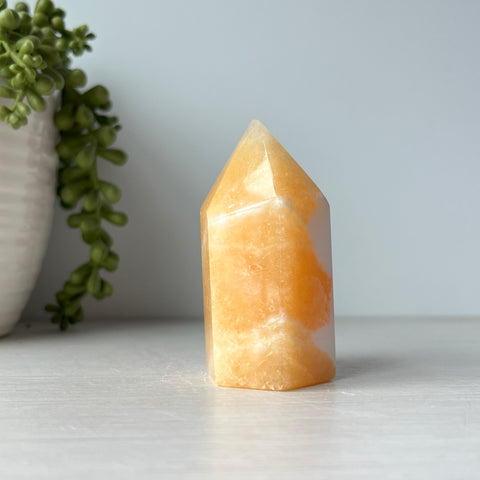 Orange Calcite Tower