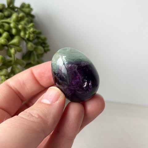 Rainbow Fluorite Egg