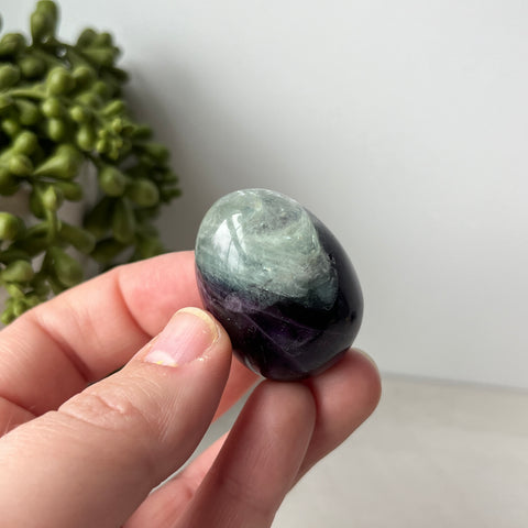 Rainbow Fluorite Egg