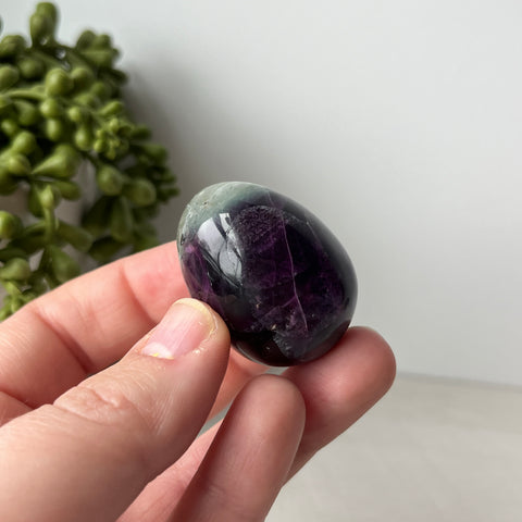 Rainbow Fluorite Egg