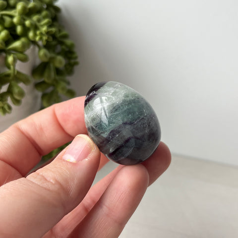 Rainbow Fluorite Egg