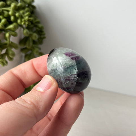 Rainbow Fluorite Egg