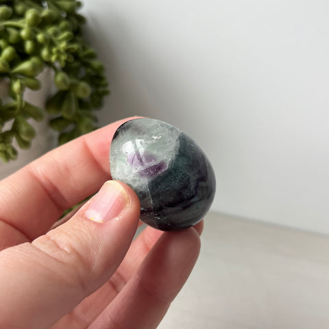 Rainbow Fluorite Egg