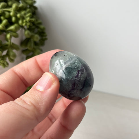 Rainbow Fluorite Egg