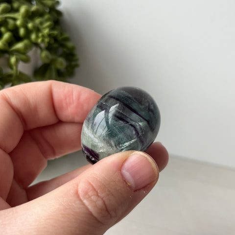 Rainbow Fluorite Egg