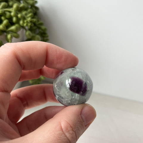 Rainbow Fluorite Egg