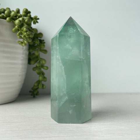 green fluorite tower