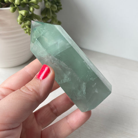 Green Fluorite Tower