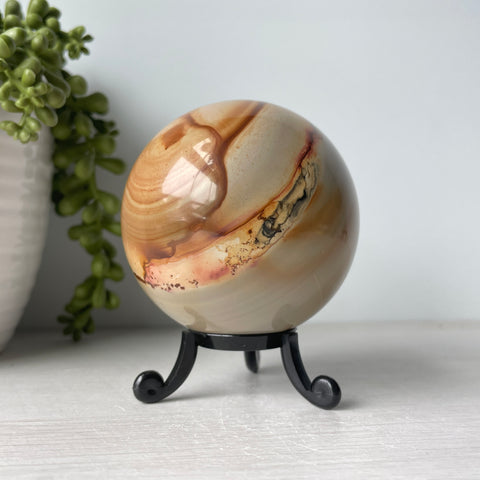 polychrome jasper sphere