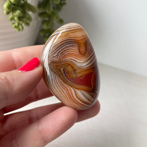 Banded Carnelian Large Tumble - Choose Your Own