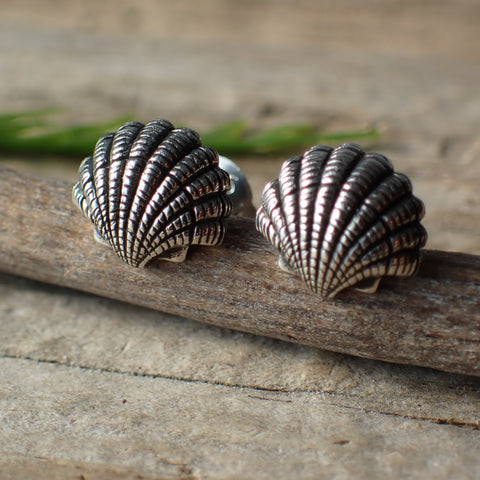 ♻️ Boucles d’oreilles à tige en argent sterling recyclé