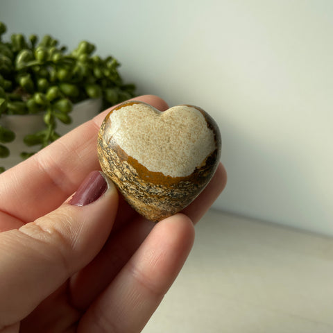 Picture Jasper Puffy Heart