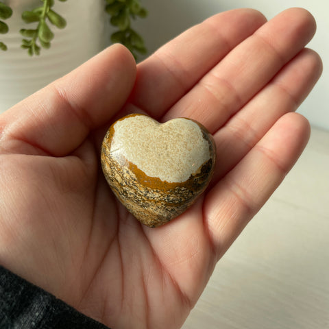 Picture Jasper Puffy Heart