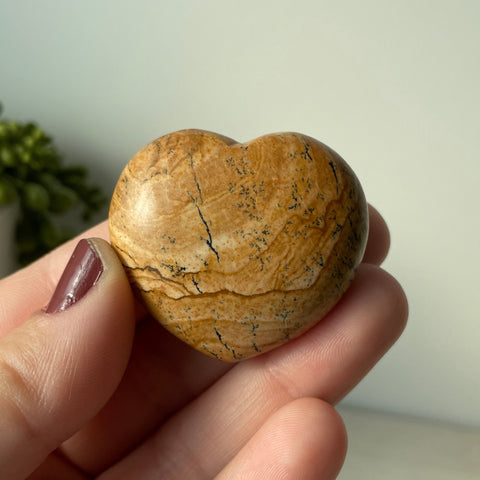 Picture Jasper Puffy Heart