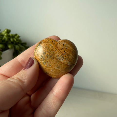 Picture Jasper Puffy Heart