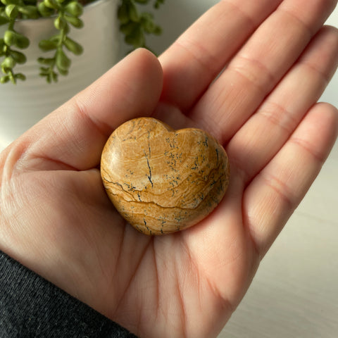 Picture Jasper Puffy Heart