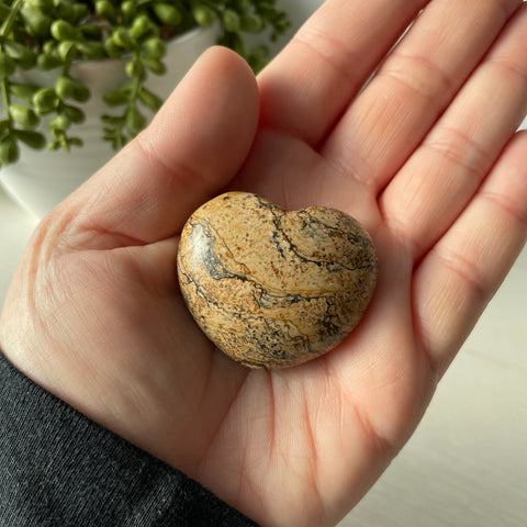 Picture Jasper Puffy Heart