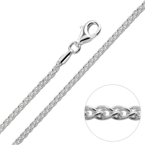 Sterling Silver Wheat Chain